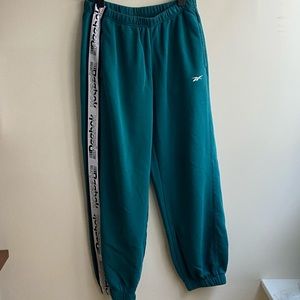 Reebok x Vintage Teal/Turquoise side logo Sweatpants